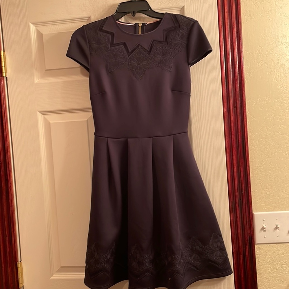 Ted baker lace/mesh chesska dress size 4 (Ted size 1)-NWT